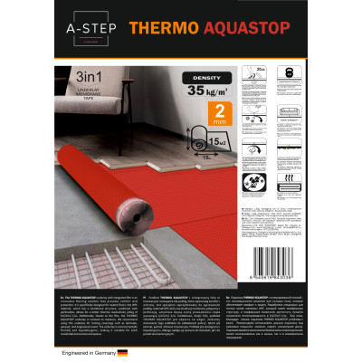 Подложка A-step Thermo Aquastop 2мм
