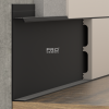 Скрытый плинтус Pro Design 235 UNIVERSAL 2700мм Черный анодированный