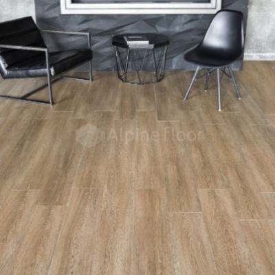 Каменно-полимерная плитка (SPC) Alpine Floor Бурый Лес ECO 9-3