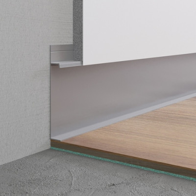 Скрытый Плинтус AlPro 13 - 235 2700мм анодированный