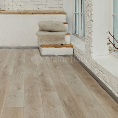 Каменно-полимерная плитка Alpine FloorДуб Натуральный Отбеленный WPC ECO 7-5