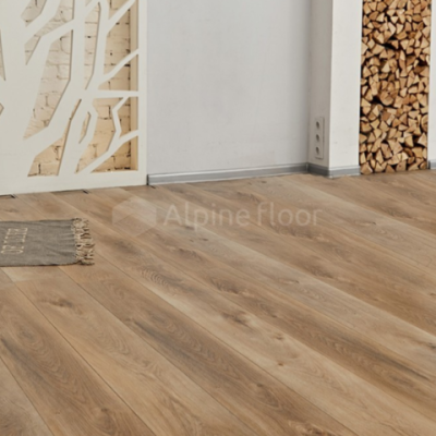 Каменно-полимерная плитка Alpine FloorДуб Природный Изысканный WPC ECO 7-6