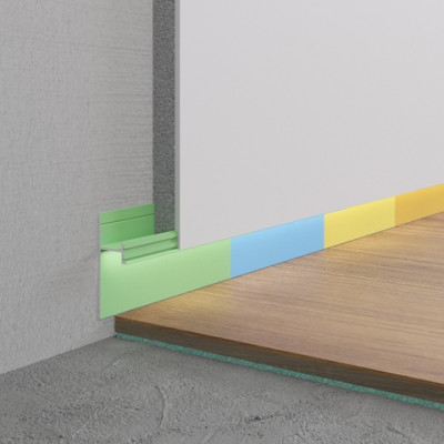 Теневой плинтус скрытого монтажа AlPro 13 -7209 2700 мм RAL