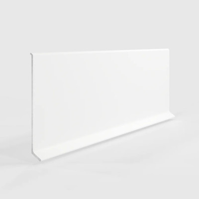 Плинтус алюминиевый LACONISTIQ Adhesive 80мм Белый матовый