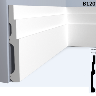 Плинтус Hi Wood В120V1 16х120х2000 мм