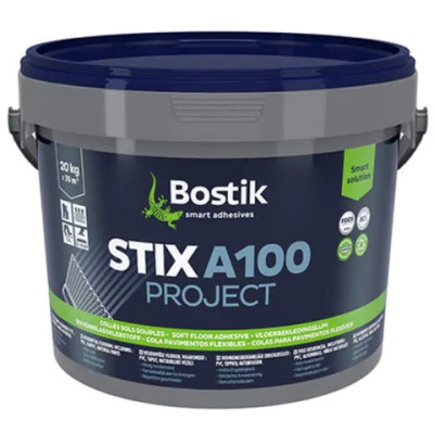 Клей многофункциональный для гибких напольных покрытий Bostik STIX A100 Project 20 кг