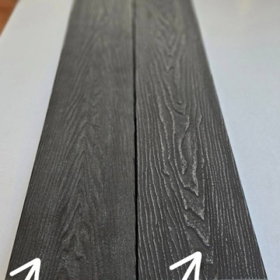 Террасная доска ДПК FloorDrev Черная/Графит