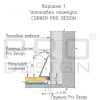 Плинтус Pro Design Corner 570 любой цвет по RAL