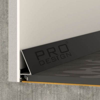 Плинтус Pro Design Corner 570 Анодированный черный