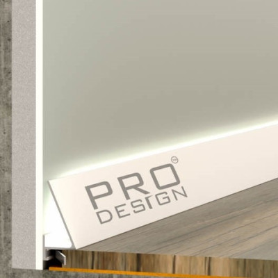 Плинтус Pro Design Corner 570 Белый муар