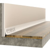 Плинтус Pro Design Corner L 584 Белый муар