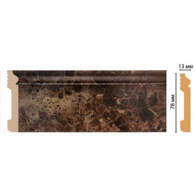 Плинтус напольный Декомастер D005-713