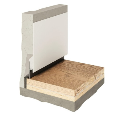 Парящий плинтус Decaro универсальный профиль D002