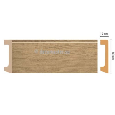 Плинтус напольный Декомастер D235-83