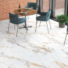 Ламинат MSPC Stone Floor Мрамор Бело-золотой