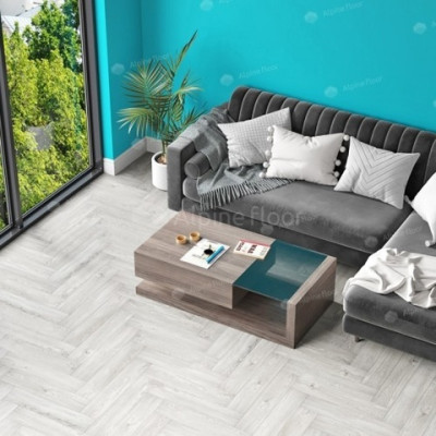 SPC-плитка Alpine Floor PARQUET LIGHT СНЕЖНЫЙ ЕСО 13-11