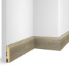 Плинтус Cosca Decor NanoFlex ЕP07 Дуб Сахара 80x16x2400 мм Плинтус Cosca Decor NanoFlex ЕP07 Дуб Сахара 80x16x2400 мм