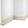 Плинтус Cosca Decor NanoFlex ЕP07 Груша Белая 80x16x2400 мм Плинтус Cosca Decor NanoFlex ЕP07 Груша Белая 80x16x2400 мм