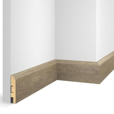 Плинтус Cosca Decor NanoFlex ЕP07 Дуб Корсика 80x16x2400 мм