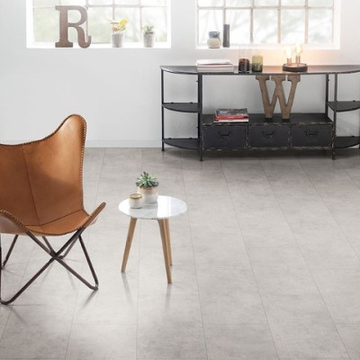 Ламинат Egger Large Aqua Бетон Чикаго светло-серый EPL166