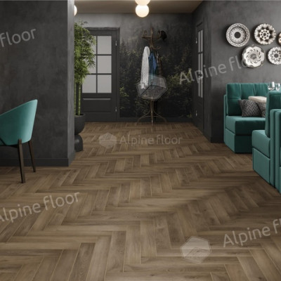 Ламинат Alpine Floor Herringbone Дуб Анжу LF102-11