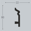 Плинтус напольный XPS Bello Deco П2 22х80х2000 мм