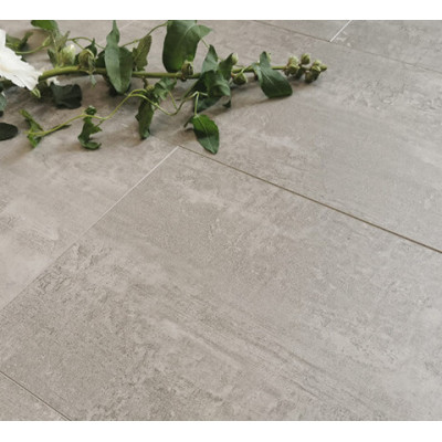 SPC-ламинат Stone Floor Плитка темно-серая
