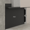 Скрытый плинтус Pro Design 323 2700мм RAL 9005 Черный муар