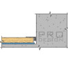 Щелевой плинтус Pro Design MINI 7067 Покраска по RAL