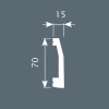 Плинтус Cosca Decor PX008 70х15х2000 мм