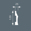 Плинтус Cosca Decor PX009 120х25х2000 мм