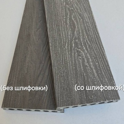 Террасная доска ДПК FloorDrev Серый