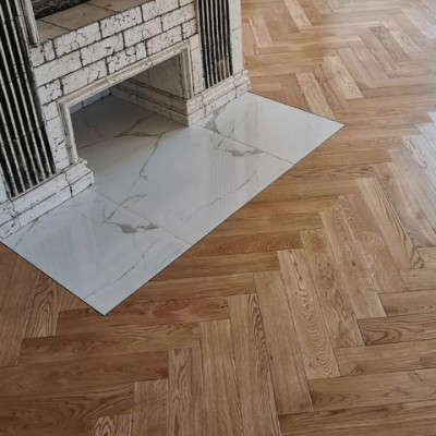 Паркетная доска Смолевичи - Дуб Натуральный Стандарт Английская елка