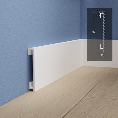 Плинтус GRACE FLINT 80 EC Bergen