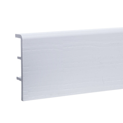 Плинтус GRACE Rico Concept- Белый с тиснением