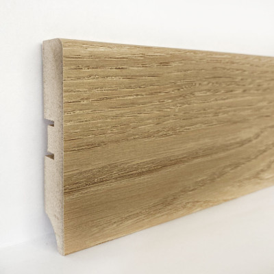 Плинтус SmartProfile МДФ Premium 80A - Дуб Милпорт 008