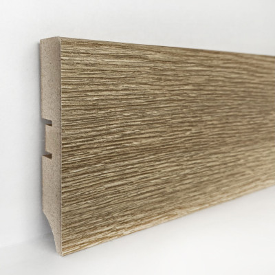 Плинтус SmartProfile МДФ Premium 80A - Дуб скальный 092