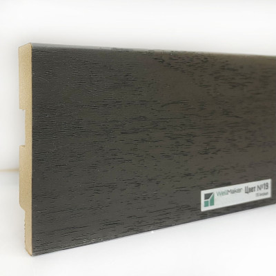 Плинтус WellMaker МДФ НМ-1780 Антрацит