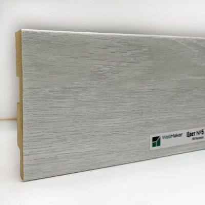 Плинтус WellMaker МДФ НМ-1780 Перламутр