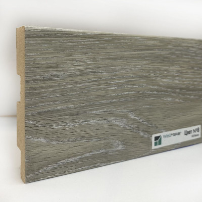 Плинтус WellMaker МДФ НМ-1780 Жемчуг 8