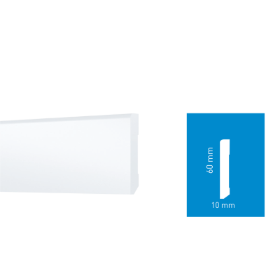 Плинтус Arbiton Stiq S0611 белый