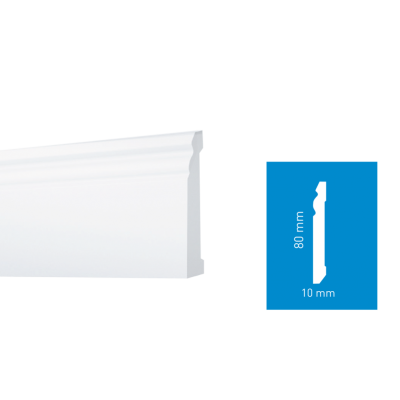 Плинтус Arbiton Stiq S0820 белый