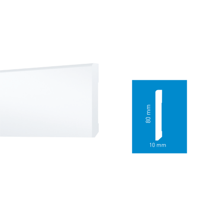 Плинтус Arbiton Stiq S0810 белый