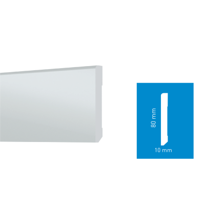 Плинтус Arbiton Stiq S0810 светло-серый
