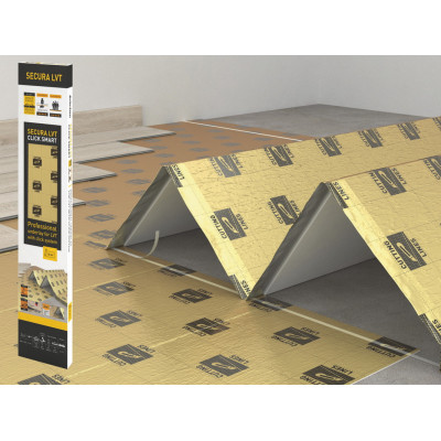 Подложка-гармошка Secura LVT click smart 1.5 мм