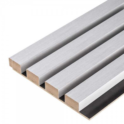 Реечная панель Grace МДФ 3D Line Modern L02 Береза черная