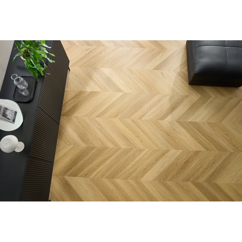 Кварцвиниловая плитка Arbiton Amaron Chevron - Дуб Менор - 5mm/0.55mm