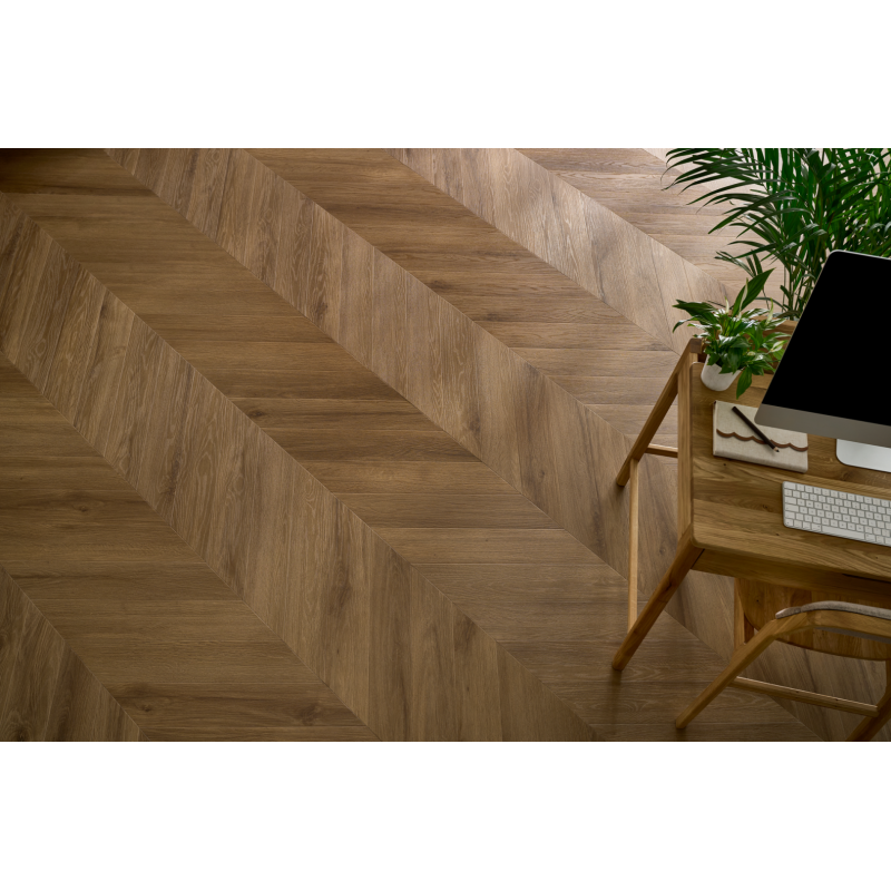 Кварцвиниловая плитка Arbiton Amaron Chevron - Дуб Рочестер - 5mm/0.55mm