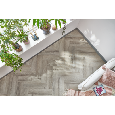 Кварцвиниловая плитка Arbiton Amaron Herringbone - ДУБ МЕДИЧИ - 5mm/0.55mm