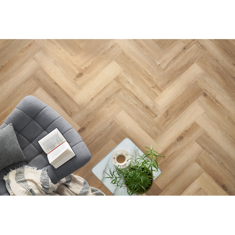 Кварцвиниловая плитка Arbiton Amaron Herringbone - ДУБ УЭМБЛИ - 5mm/0.55mm